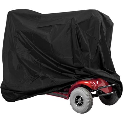 Copertura impermeabile per scooter elettrico, per esterni, 210D Oxford, antipolvere per scooter, accessori per scooter, protezione da pioggia, vento, polvere, sporco, neve e sole, nero (55 x 26 x 36 p