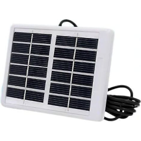 Panneau solaire 6V 1,2W, module de cellule solaire polycristalline, chargeur étanche durable, lampe de secours C (1/5)