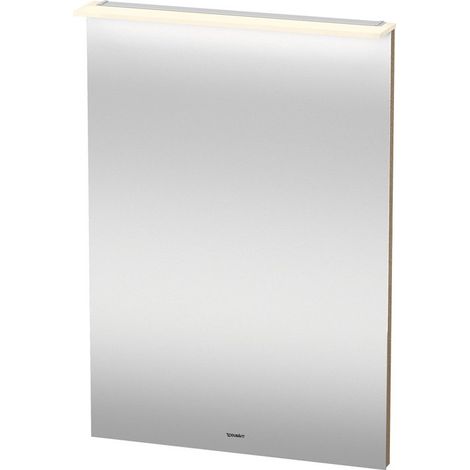 Miroir DuravitX-LARGEavec éclairage 860x600x105mm eu chêne