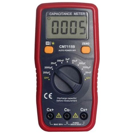 CM7115B Multimètre capacimètre avec écran LCD - Outil de mesure (1/5)