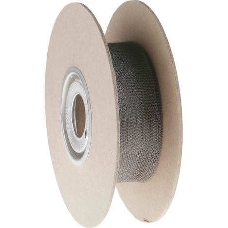 Gaine Tressée 50.8mm RS PRO, Argent en Monel, 15.24m ( Prix pour Bobine de 1 )