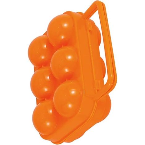 Boîte à Œufs Portable 3 Pièces en PP Orange Étanchéité et Protection Dommages pour Pique-niques et Barbecue (1/5)