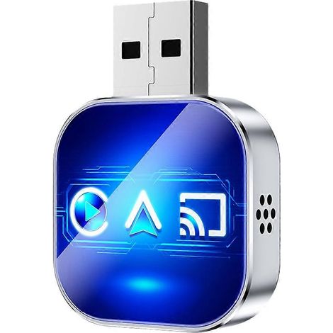 3-in-1 Wireless CarPlay Mirror Link CarPlay Android Auto USB-Dongle-Adapter Smart AI Box Kabelgebundenes CarPlay zu Wireless B Farbe b (1/5)