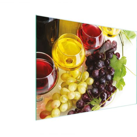 Glasschneidebrett 30x22 Wein (1/5)