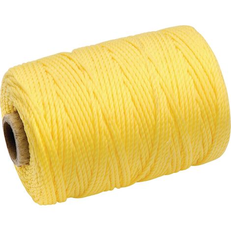 Draper 100M Yellow Polypropylene Brick Line (Model 27429) (1/2)