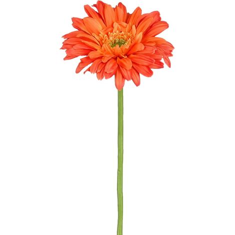 Mica Decorations künstliche Blume Gerbera orange 60 cm