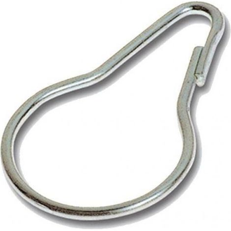 GANCI PER TENDA DOCCIA Ø mm. 24,5 piccolo - cf.100 pezzi