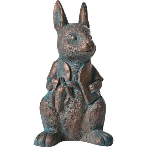 Statuetta decorativa MgO coniglio marrone Tondon