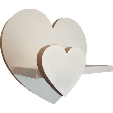 Estantería de corazón EXTRA L - Elegancia (1/3)