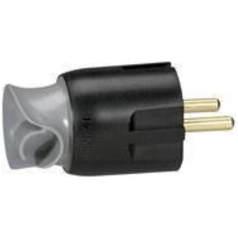 FICHE BIPOLAIRE 2P+T 16A ROTATIVE MOBILE NOIRE (LEGRAND 050173)