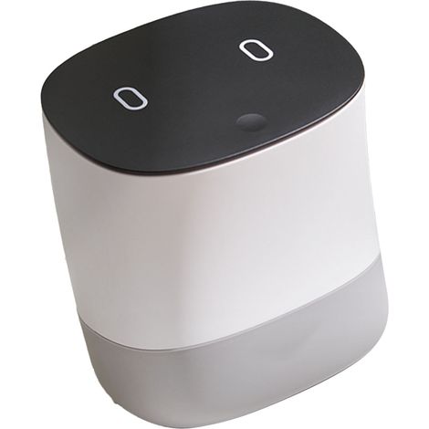 Poubelle intelligente 6L sans contact, rechargeable par USB, à induction automatique, pour salle de bain, cuisine et chambre. (1/5)
