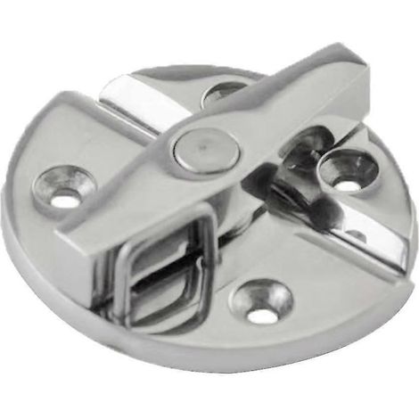 Poignée ronde de verrouillage tournant en acier inoxydable 316 pour porte de bateau, trappe ou placard (lot de 2)
