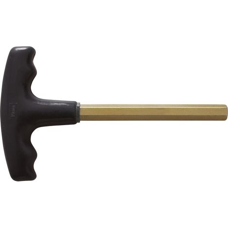 KS Tools BRONZEplus Innensechskant-Winkelstiftschlüssel mit T-Griff 14 mm