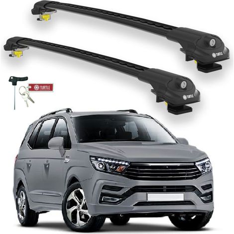 TURTLE kompatibel mit Ssangyong Stavic 2013-2019 Dachträger Air1 Schwarz (1/5)