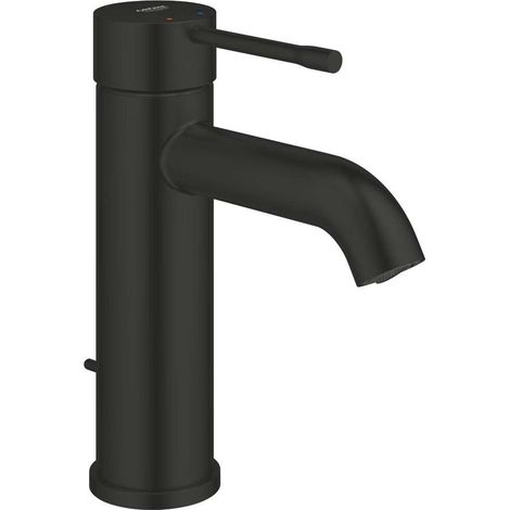 Grohe Essence New - Waschtischarmatur mit Ablaufgarnitur, schwarz matt 235892431 (1/5)