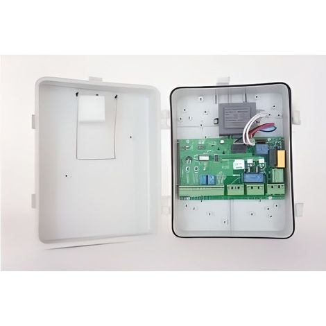 Vision-El – Armoire de commande électronique 230V pour portails à battants – Réglage de puissance et ralentissement – Boîtier étanche inclus - EA263