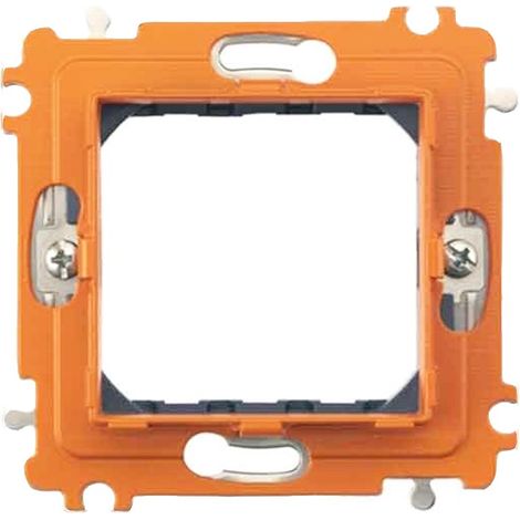 Support Bticino Axolute 2 modules avec vis et clips H4702 (1/3)
