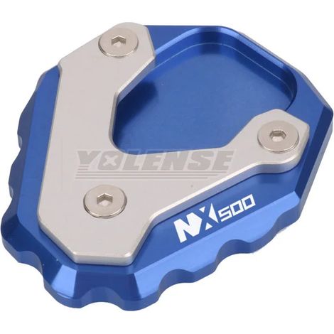 (Nx500 Bleu) Béquille latérale CNC pour moto, extension de béquille compatible avec HONDA NX400 NX500 NX 400 500 2023-2025 maxpower (1/4)