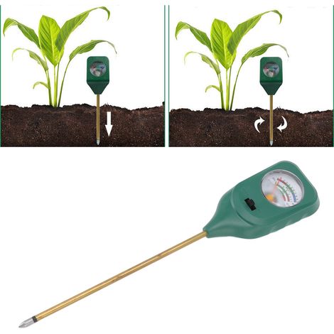 Appareil de mesure d'humidité du sol 3 en 1, capteur d'humidité du sol, testeur d'humidité du sol portable (1/5)