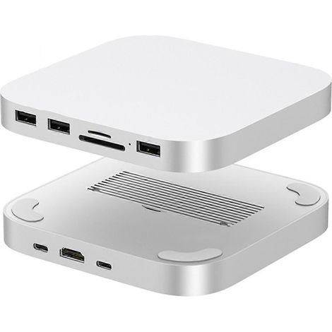Hub Mini USB-C avec boîtier SSD M.2 pour station d'accueil Mini/Pro Stand Type-C USB 3.2 SD/TF 4.0 MC25H (1/5)