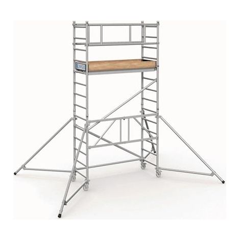ZARGES PaxTower 1T - Klappgerüst, Arbeitshöhe 4.55 m (1/2)