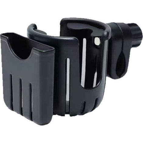 Support de téléphone pour vélo - Porte-bouteille - Porte-gobelet universel - Noir - Plastique/Résine Noir (1/5)