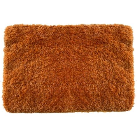 Alfombra de baño de microfibra HIGHLAND 60x90cm Naranja Spirella