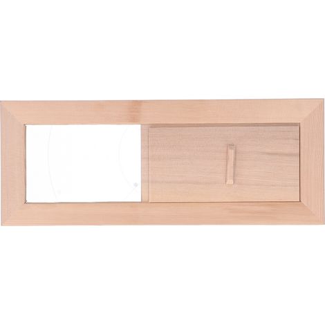 Verstellbares Lüftungsgitter aus Holz für Sauna und Dampfbad, Lüftungszubehör für Dampfkabine (1/5)