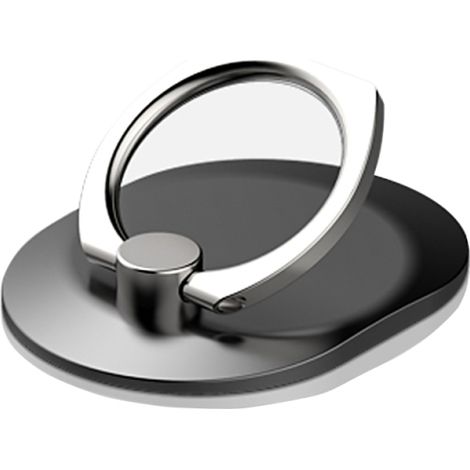 Ringförmiger Handyhalter mit integriertem Ständerring, starkem Klebstoff, 360°-Drehung (180°-Klappung)