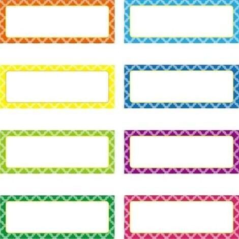 40 pièces étiquettes magnétiques effaçables à sec 3 X 1,2 pouces étiquettes de plaque signalétique étiquette nominative magnétique flexible inscriptible