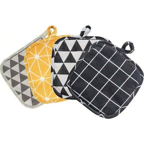 Maniques et gants de cuisine résistants à la chaleur, accessoires de cuisine modernes pour manipuler les casseroles et poêles chaudes, cadeaux de cuisine festifs et pratiques pour la maison et l'organ