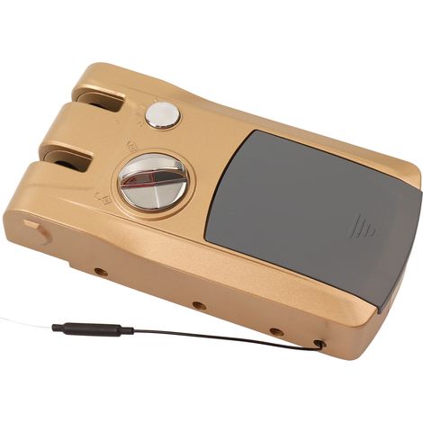 Serrure de porte télécommandée, système de sécurité domestique double antivol intelligent avec application et déverrouillage Bluetooth, verrou sans clé et 4 télécommandes électroniques. (1/5)