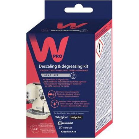 Kit Nettoyage Cafetiere - Détartrant + Dégraissant Pour Machines Espresso Et Capsules - 4 Sachets Détartrants + 4 Sachets Dégraissants