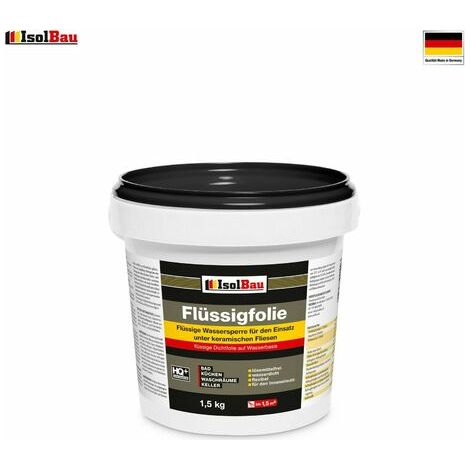 Flüssigfolie Dichtfolie 1,5 kg Abdichtfolie Abdichtung Bad Dusche Küche (1/4)