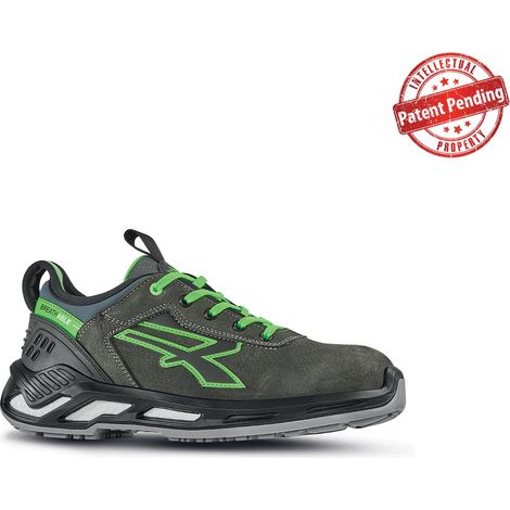 Zapatos de seguridad bajos NAOS ESD S3 CI SRC - Gris/Verde 42