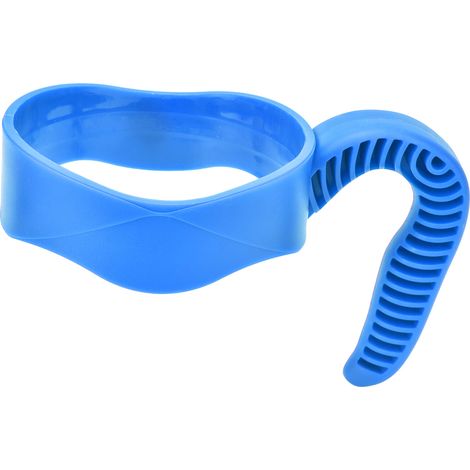 Poignée de transport ergonomique pour gourdes et bouteilles de 20oz à 30oz - Bleu (1/5)