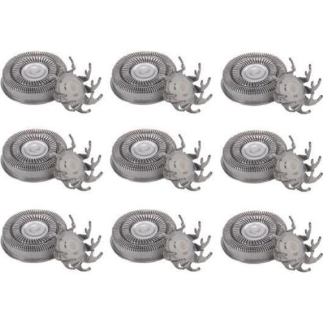 9PièCes Rasoir ÉLectrique Lames de Rechange Lames de Rechange Tondeuse Nasale Temple Tondeuse Rasoir ÉLectrique BEARD TRIMMER (1/4)