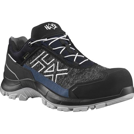 HAIX Sicherheitshalbschuh BLACK EAGLE Safety 400 S7S C GTX 610046 Gr. 46 schwarz/blau/grau