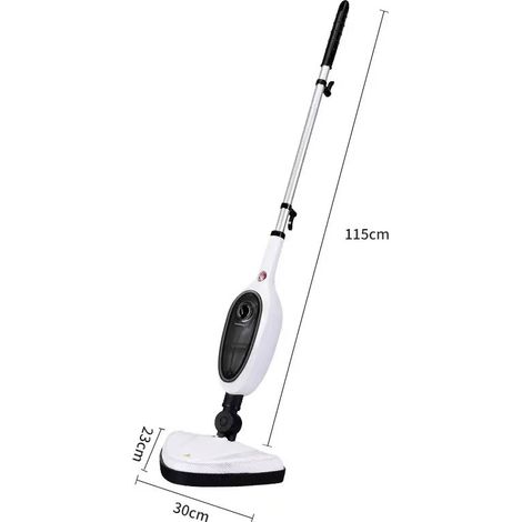 Balai vapeur – un appareil de nettoyage de sols portable et multifonctionnel qui élimine les acariens et désinfecte. (1/3)