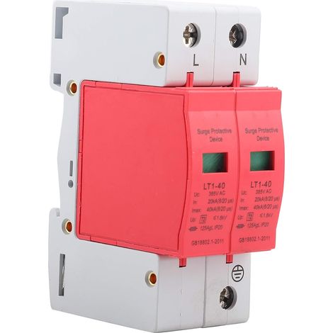 Parafoudre Parafoudre,Parasurtenseur Parafoudre 240V,Parafoudre 20Ka,Appareil De ion Contre Les Surteons Tonnerre,Dispositif De ion Contre Les Surteons Dispositif De Pro (1/5)