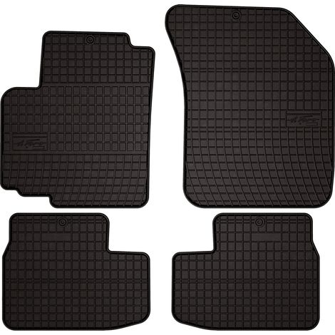 Tapis de sol en caoutchouc pour : Suzuki Splash hatchback (2008-2014) - noirs, sur mesure (1/5)
