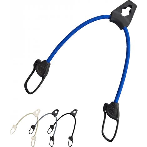 Linxor – Lot de 10 tendeurs sandows 60 cm – Polyéthylène Monotex – Passant piton pour bâches – Résistants aux conditions hivernales