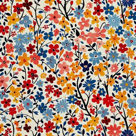 Tela decorativa para exteriores Oxford - Motivo floral I DX5250 (1/5)