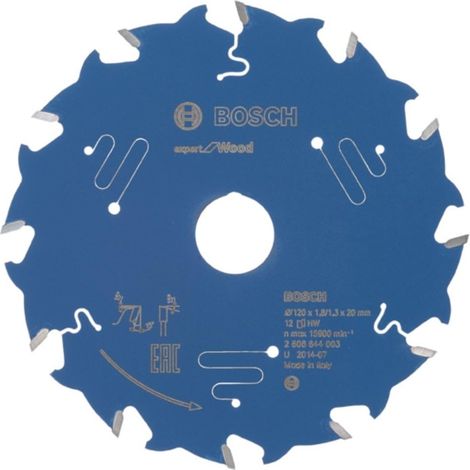 Lame de scie circulaire expert for wood 120 x 20 x 1,8 mm 12, Bleu (1/5)