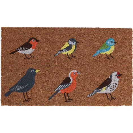 Paillasson en fibres de coco oiseaux (1/2)