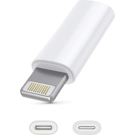 USB-C-auf-Lightning-Adapter, 20-W-PD-Schnellladung (für iPhone 15), kompatibel mit Apple-Geräten… (USB-C-auf-Lightning-Adapter) (1/5)