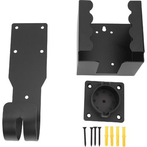 Support de chargeur EV, Kit de montage mural adapté au connecteur J1772, crochet en J en acier au carbone, boîte de chargement, câble pour véhicules électriques