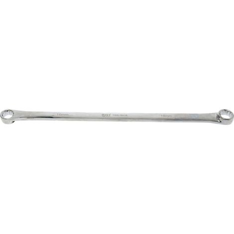 BGS Llave de doble anillo, extralarga SW 16 x 18 mm - 1186-16x18