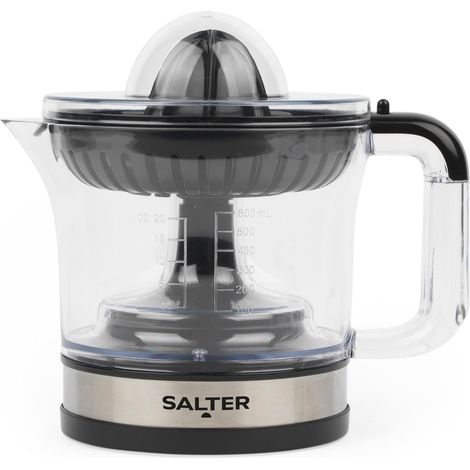 Presse-agrumes électrique - Extracteur de jus d’agrumes, pichet doseur de 600 ml, sans BPA, 2 cornets de jus, lisse ou en morceaux, contrôle du filtre et de la pulpe réglable (1/5)
