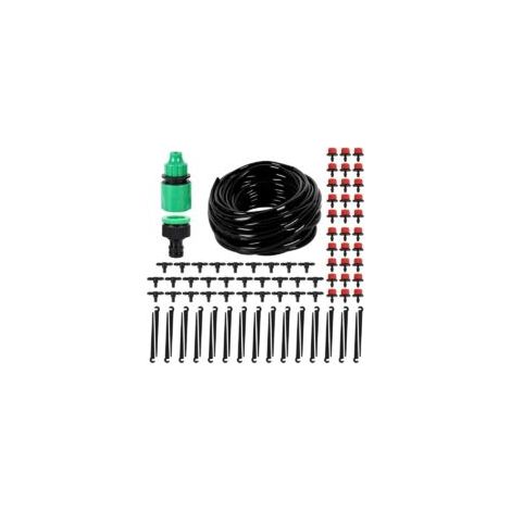 25M Kit Arrosage Goutte à Goutte, Système d'irrigation Automatique, Paysage et Pelouse - Crezuo